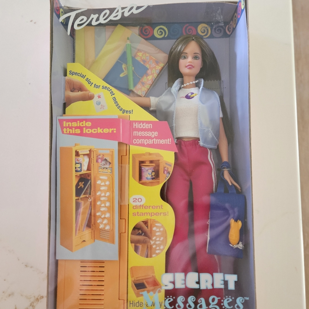 Secret Messages Doll with Pink Pants and Blue Jacket